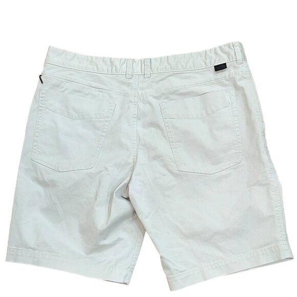 The North Face Cream Chino Khaki Canvas 10" Shorts Size Large - Picture 3 of 6